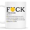 Playful Expletive With Smiley Face Humorous Mug - Personalized Custom Coffee Mug - COL069_MG Playful Expletive With Smiley Face Humorous Mug - Personalized Custom Coffee Mug - COL069_MG