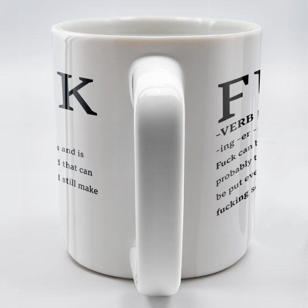 Playful Expletive With Smiley Face Humorous Mug - Personalized Custom Coffee Mug - COL069_MG Playful Expletive With Smiley Face Humorous Mug - Personalized Custom Coffee Mug - COL069_MG