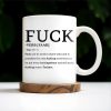 Playful Expletive With Smiley Face Humorous Mug - Personalized Custom Coffee Mug - COL069_MG Playful Expletive With Smiley Face Humorous Mug - Personalized Custom Coffee Mug - COL069_MG