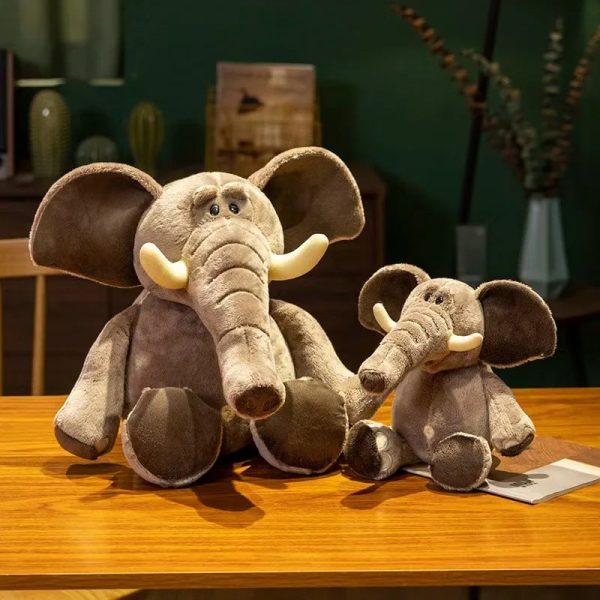 Plush Elephant Stuffed Toy - Adorable Home Decor & Perfect Gift! Plush Elephant Stuffed Toy - Adorable Home Decor & Perfect Gift!