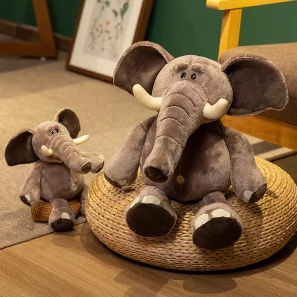 Plush Elephant Stuffed Toy - Adorable Home Decor & Perfect Gift! Plush Elephant Stuffed Toy - Adorable Home Decor & Perfect Gift!