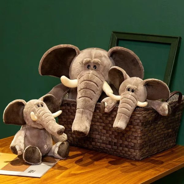 Plush Elephant Stuffed Toy - Adorable Home Decor & Perfect Gift! Plush Elephant Stuffed Toy - Adorable Home Decor & Perfect Gift!