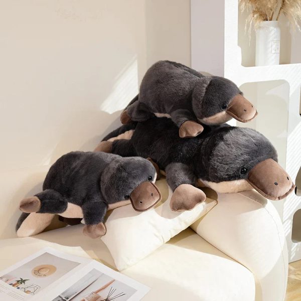 Plush Grey Platypus Pillow - Super Soft & Cuddly Toy for All Ages Plush Grey Platypus Pillow - Super Soft & Cuddly Toy for All Ages