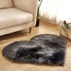Plush Heart Shaped Carpet Non-Slip Mat Fluffy Rug Floor Plush Heart Shaped Carpet Non-Slip Mat Fluffy Rug Floor