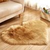 Plush Heart Shaped Carpet Non-Slip Mat Fluffy Rug Floor Plush Heart Shaped Carpet Non-Slip Mat Fluffy Rug Floor