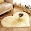 Plush Heart Shaped Carpet Non-Slip Mat Fluffy Rug Floor Plush Heart Shaped Carpet Non-Slip Mat Fluffy Rug Floor
