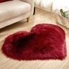 Plush Heart Shaped Carpet Non-Slip Mat Fluffy Rug Floor Plush Heart Shaped Carpet Non-Slip Mat Fluffy Rug Floor