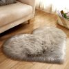 Plush Heart Shaped Carpet Non-Slip Mat Fluffy Rug Floor Plush Heart Shaped Carpet Non-Slip Mat Fluffy Rug Floor