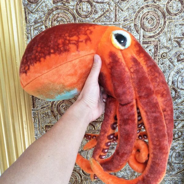 Plush Orange Octopus Toy - Perfect Birthday Gift for Kids! Plush Orange Octopus Toy - Perfect Birthday Gift for Kids!