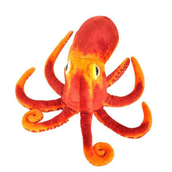 Plush Orange Octopus Toy - Perfect Birthday Gift for Kids! Plush Orange Octopus Toy - Perfect Birthday Gift for Kids!
