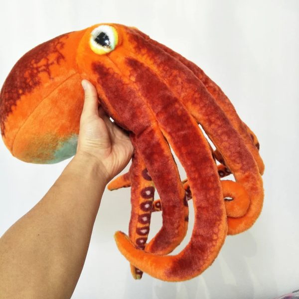 Plush Orange Octopus Toy - Perfect Birthday Gift for Kids! Plush Orange Octopus Toy - Perfect Birthday Gift for Kids!