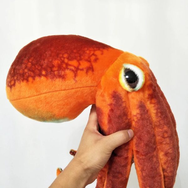 Plush Orange Octopus Toy - Perfect Birthday Gift for Kids! Plush Orange Octopus Toy - Perfect Birthday Gift for Kids!