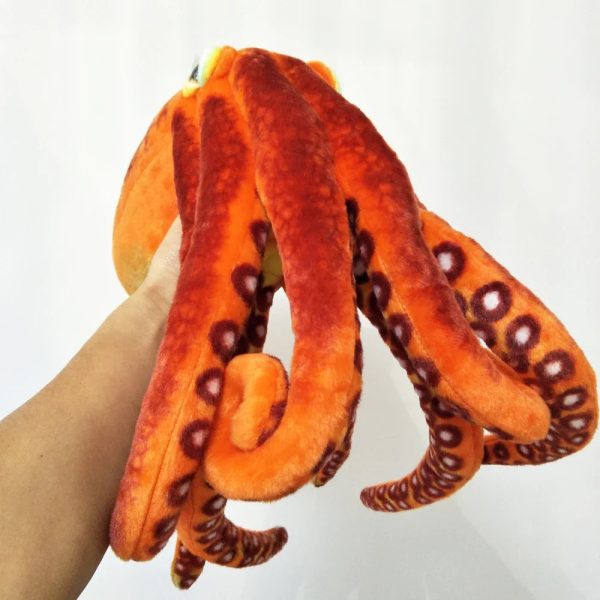 Plush Orange Octopus Toy - Perfect Birthday Gift for Kids! Plush Orange Octopus Toy - Perfect Birthday Gift for Kids!