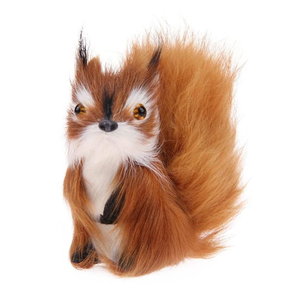 Plush Squirrel Desk Ornament Plush Squirrel Desk Ornament