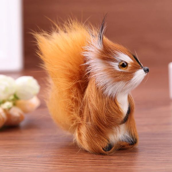 Plush Squirrel Desk Ornament Plush Squirrel Desk Ornament