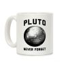 Pluto Never Forget Coffee Mug Pluto Never Forget Coffee Mug