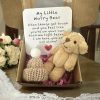 Pocket Worry Bear Plush with Encouragement Card Gift Box Pocket Worry Bear Plush with Encouragement Card Gift Box
