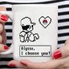 Pokemon I Choose You Valentine Mug Pokemon I Choose You Valentine Mug