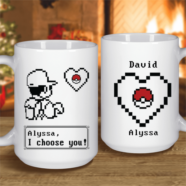 Pokemon I Choose You Valentine Mug Pokemon I Choose You Valentine Mug