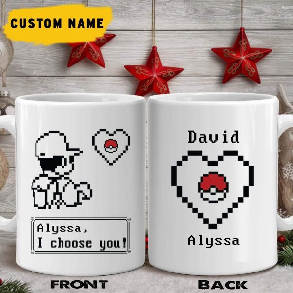 Pokemon I Choose You Valentine Mug Pokemon I Choose You Valentine Mug