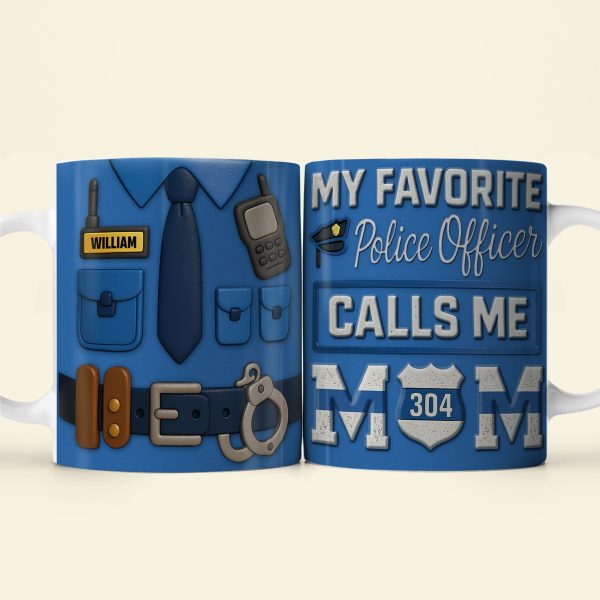 Police Mom Coffee Mug - Personalized Gifts For Mom 05ohti080425 Police Mom Coffee Mug - Personalized Gifts For Mom 05ohti080425