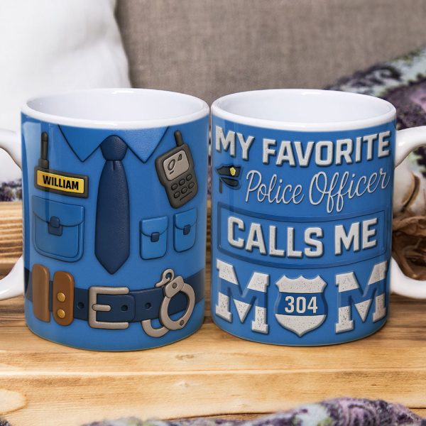 Police Mom Coffee Mug - Personalized Gifts For Mom 05ohti080425 Police Mom Coffee Mug - Personalized Gifts For Mom 05ohti080425