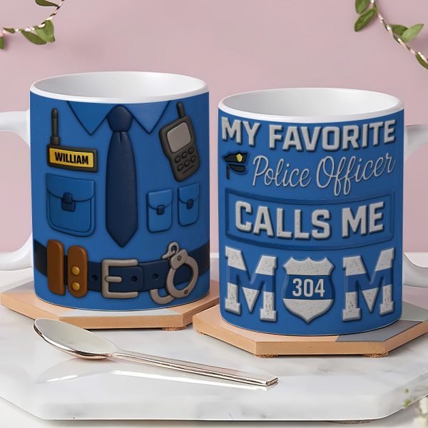 Police Mom Coffee Mug - Personalized Gifts For Mom 05ohti080425 Police Mom Coffee Mug - Personalized Gifts For Mom 05ohti080425