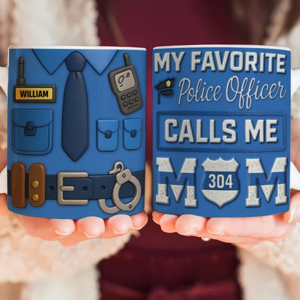 Police Mom Coffee Mug - Personalized Gifts For Mom 05ohti080425 Police Mom Coffee Mug - Personalized Gifts For Mom 05ohti080425