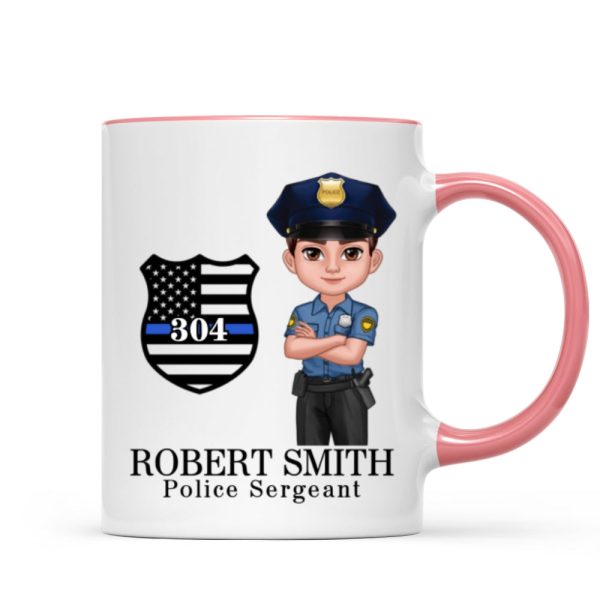 Police Thin Blue Line Personalized Mug, Appreciation Gift, Christmas Gift For Colleagues, Boss, Police Officers, Sheriff, Deputy Sheriff Police Thin Blue Line Personalized Mug, Appreciation Gift, Christmas Gift For Colleagues, Boss, Police Officers, Sheriff, Deputy Sheriff