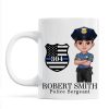 Police Thin Blue Line Personalized Mug, Appreciation Gift, Christmas Gift For Colleagues, Boss, Police Officers, Sheriff, Deputy Sheriff Police Thin Blue Line Personalized Mug, Appreciation Gift, Christmas Gift For Colleagues, Boss, Police Officers, Sheriff, Deputy Sheriff