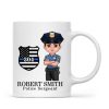 Police Thin Blue Line Personalized Mug, Appreciation Gift, Christmas Gift For Colleagues, Boss, Police Officers, Sheriff, Deputy Sheriff Police Thin Blue Line Personalized Mug, Appreciation Gift, Christmas Gift For Colleagues, Boss, Police Officers, Sheriff, Deputy Sheriff