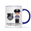 Police Thin Blue Line Personalized Mug, Appreciation Gift, Christmas Gift For Colleagues, Boss, Police Officers, Sheriff, Deputy Sheriff Police Thin Blue Line Personalized Mug, Appreciation Gift, Christmas Gift For Colleagues, Boss, Police Officers, Sheriff, Deputy Sheriff