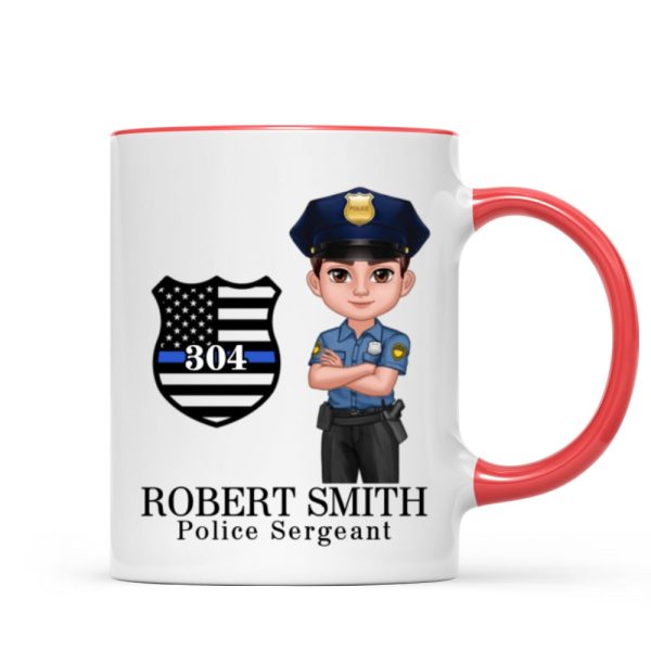 Police Thin Blue Line Personalized Mug, Appreciation Gift, Christmas Gift For Colleagues, Boss, Police Officers, Sheriff, Deputy Sheriff Police Thin Blue Line Personalized Mug, Appreciation Gift, Christmas Gift For Colleagues, Boss, Police Officers, Sheriff, Deputy Sheriff
