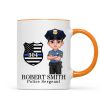 Police Thin Blue Line Personalized Mug, Appreciation Gift, Christmas Gift For Colleagues, Boss, Police Officers, Sheriff, Deputy Sheriff Police Thin Blue Line Personalized Mug, Appreciation Gift, Christmas Gift For Colleagues, Boss, Police Officers, Sheriff, Deputy Sheriff