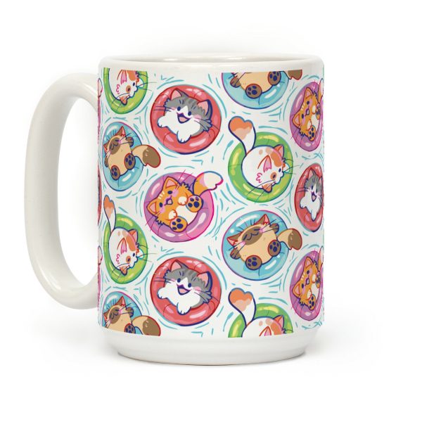 Pool Party Cats Coffee Mug Pool Party Cats Coffee Mug