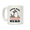 Poop Box Hero Coffee Mug Poop Box Hero Coffee Mug