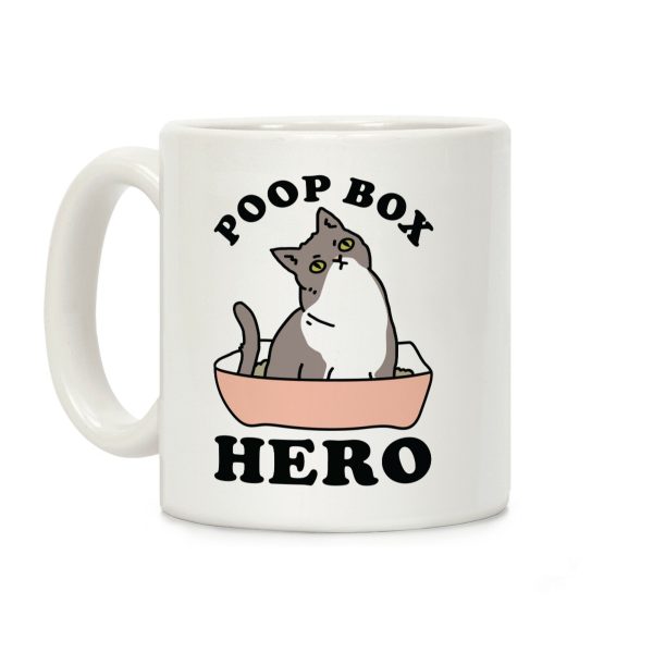 Poop Box Hero Coffee Mug Poop Box Hero Coffee Mug