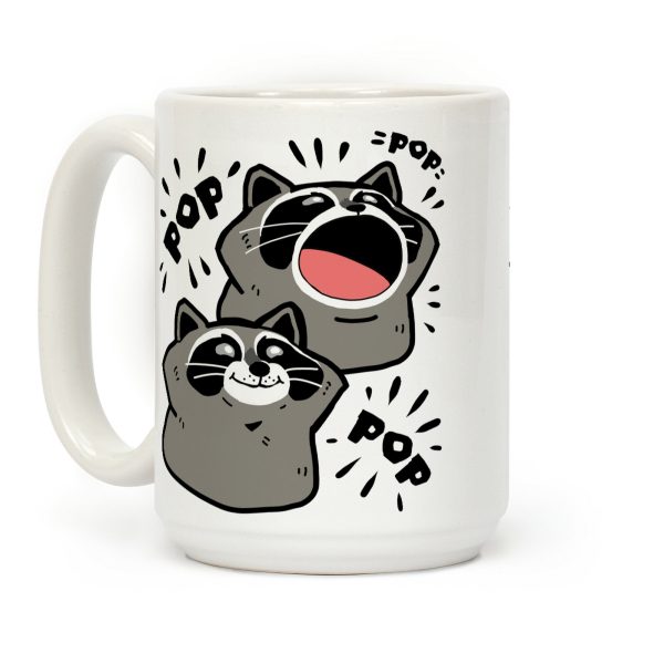 Pop Raccoon Coffee Mug Pop Raccoon Coffee Mug