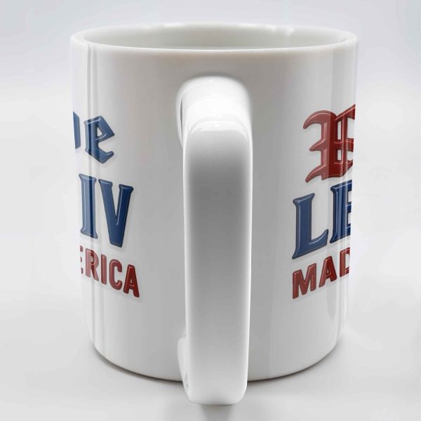 Pope Leo XIV Made In America, US Flag and Pope-themed Text - Personalized Custom Coffee Mug - FTH076_MG