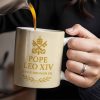 Pope Leo XIV Servus Servorum Dei, Religious Symbols - Personalized Custom Coffee Mug - FTH089_MG Pope Leo XIV Servus Servorum Dei, Religious Symbols - Personalized Custom Coffee Mug - FTH089_MG