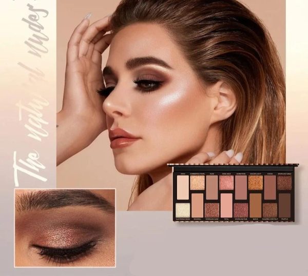 Popfeel 16-Shade Eyeshadow Palette Coral Color Scheme With Pearl & Matte Finishes Popfeel 16-Shade Eyeshadow Palette Coral Color Scheme With Pearl & Matte Finishes