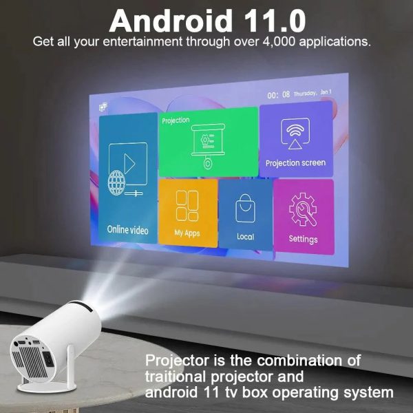 Portable 4K Projector - Home Cinema Outdoor Projetor Portable 4K Projector - Home Cinema Outdoor Projetor