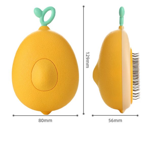 Portable Cat Grooming Massage Brush One-Button Remove Portable Cat Grooming Massage Brush One-Button Remove