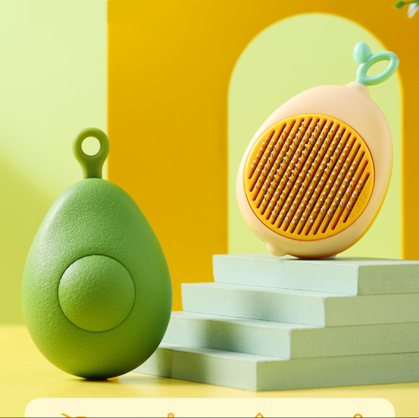 Portable Cat Grooming Massage Brush One-Button Remove Portable Cat Grooming Massage Brush One-Button Remove