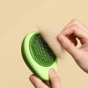 Portable Cat Grooming Massage Brush One-Button Remove Portable Cat Grooming Massage Brush One-Button Remove