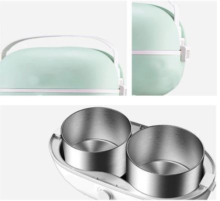 Portable Cooking Electric Lunch Box Stainless Steel Portable Cooking Electric Lunch Box Stainless Steel