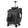 Portable Folding Pet Trolley With Convertible Backpack Portable Folding Pet Trolley With Convertible Backpack