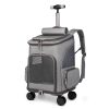 Portable Folding Pet Trolley With Convertible Backpack Portable Folding Pet Trolley With Convertible Backpack