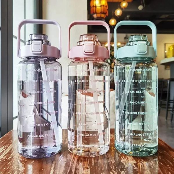 Portable Large Capacity Plastic Water Bottle Portable Large Capacity Plastic Water Bottle