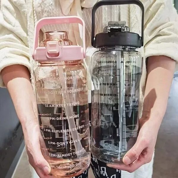 Portable Large Capacity Plastic Water Bottle Portable Large Capacity Plastic Water Bottle